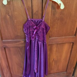 Purple Lace nightgown